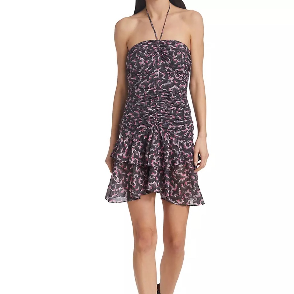 NWT Isabel Marant Ilanka Dress 34 2 Faded Black